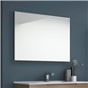Conjunto de baño zalama 80x45 cm moka mate 2 cajones suspendido