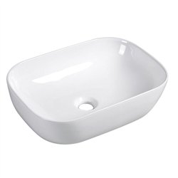 Conjunto de baño zalama sobre encimera 100x45 cm blanco mate 2 cajones suspendid