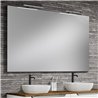 Conjunto de baño zalama sobre encimera 120x45 cm blanco mate 2 cajones suspendid