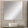 Conjunto de baño zalama sobre encimera 60x45 cm grafito mate 2 cajones suspendid