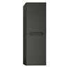 Mueble auxiliar zalama 35x27 cm grafito mate suspendido