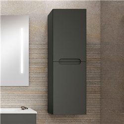 Mueble auxiliar zalama 35x27 cm grafito mate suspendido