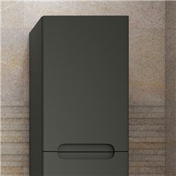 Mueble auxiliar zalama 35x27 cm grafito mate suspendido