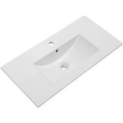 Mueble + lavabo zalama 80x45 cm grafito mate 3 cajones con patas