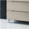 Compra Mueble + lavabo zalama 80x45 cm moka mate 3 cajones con