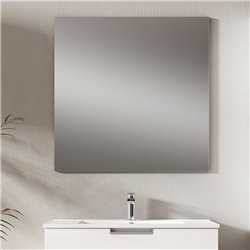 Conjunto de baño arcena 80x45 cm blanco brillo 3 cajones con patas