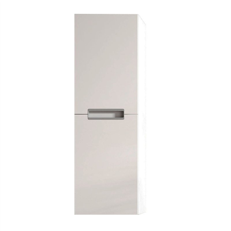 Mueble auxiliar arcena 35x27 cm blanco brillo suspendido