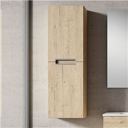 Mueble auxiliar arcena 35x27 cm roble mate suspendido