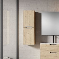 Mueble auxiliar arcena 35x27 cm roble mate suspendido