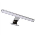 Aplique led pure 10w de 45 cm cromo brillo 4000 k abs
