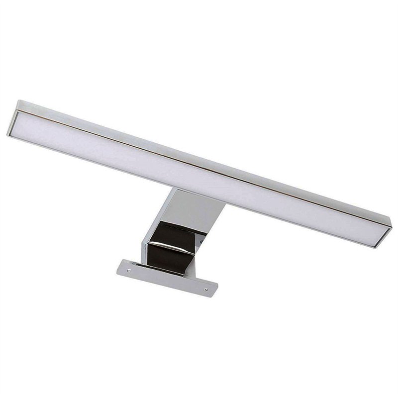 Aplique led pure 12w de 60 cm cromo brillo 4000 k abs