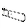Asa seguridad abatible lisa de 80 cm cromo brillo acero inoxidable