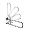 Asa seguridad abatible lisa de 80 cm cromo brillo acero inoxidable