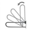 Asa seguridad abatible lisa de 80 cm cromo brillo acero inoxidable