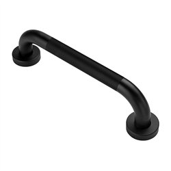 Asa seguridad antideslizante de 40 cm negro mate acero inoxidable