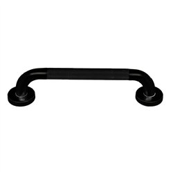 Asa seguridad antideslizante de 40 cm negro mate acero inoxidable