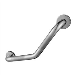 Asa seguridad en z antideslizante de 43 cm cromo brillo acero inoxidable