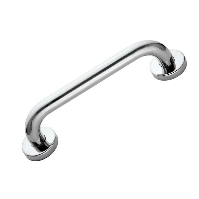 Asa seguridad lisa de 25 cm cromo brillo acero inoxidable