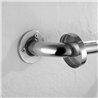 Asa seguridad lisa de 30 cm cromo brillo acero inoxidable