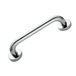 Asa seguridad lisa de 50 cm cromo brillo acero inoxidable