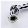 Asa seguridad lisa de 50 cm cromo brillo acero inoxidable