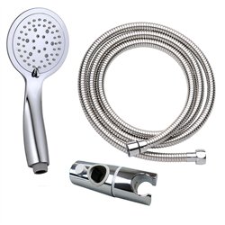 Barra ducha con equipo poza de 65,5 cm cromo brillo latón