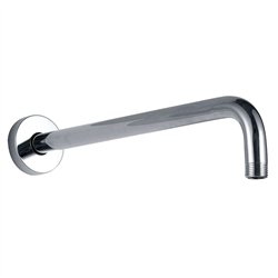 Brazo de ducha pared redondo de 40 cm cromo brillo latón