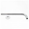 Brazo de ducha pared redondo de 40 cm cromo brillo latón