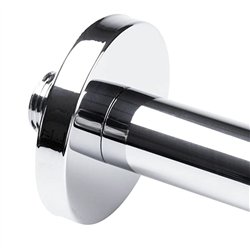Brazo de ducha pared redondo de 40 cm cromo brillo latón