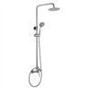 Columna monomando gayangos redonda 80-120 cm cromo brillo latón