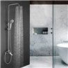 Columna monomando gayangos redonda 80-120 cm cromo brillo latón
