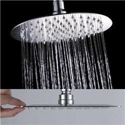 Columna sin grifería redonda 80-120 cm cromo brillo latón