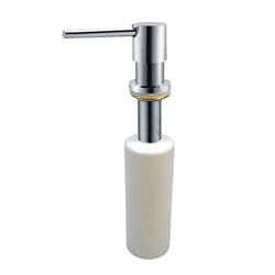 Dosificador de gel empotrar encimera cromo brillo abs
