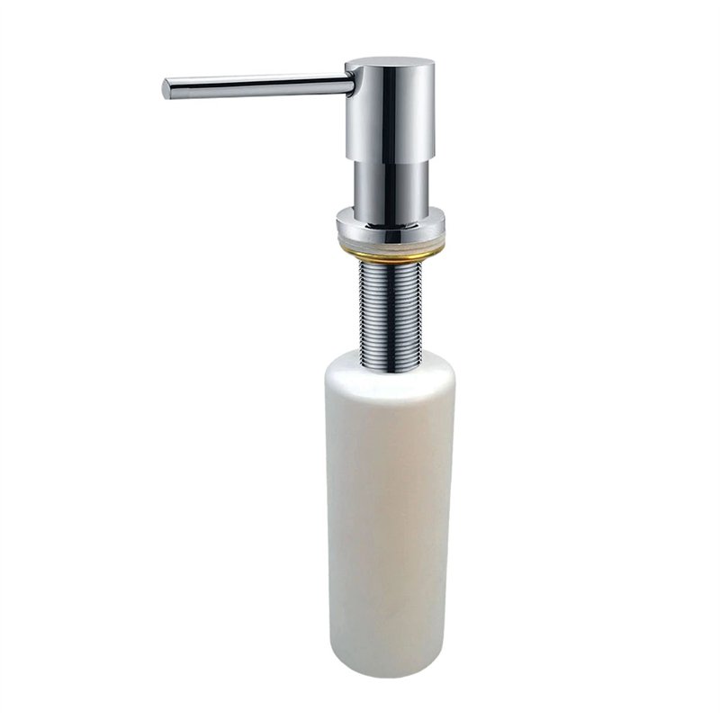 Dosificador de gel empotrar encimera cromo brillo abs
