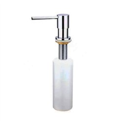 Dosificador de gel empotrar encimera cromo brillo abs