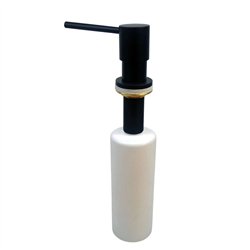 Dosificador de gel empotrar encimera negro mate abs