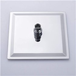 Duchon rociador cuadrado de 30x30 cm cromo brillo latón