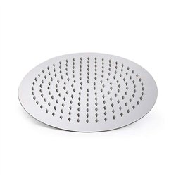 Duchon rociador redondo de 25 cm cromo brillo latón