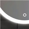 Espejo led quintana  20w redondo de 80 cm 6000k