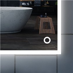 Compra Espejo led irús 25w rectangular de 100 cm x 80 cm 6000k