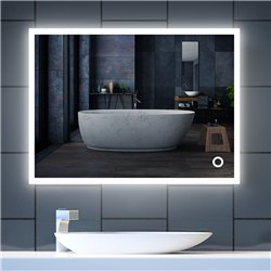 Compra Espejo led irús 25w rectangular de 100 cm x 80 cm 6000k