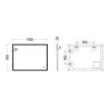Compra Espejo led irús 25w rectangular de 100 cm x 80 cm 6000k