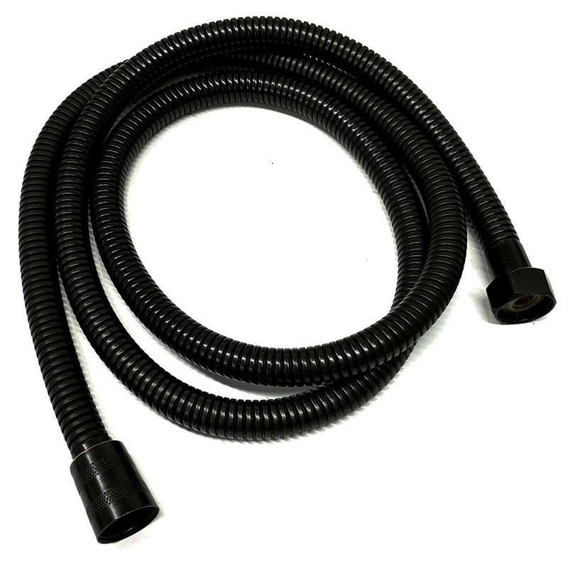 Flexo de 150 cm negro mate acero inoxidable