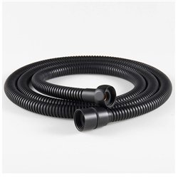Flexo de 150 cm negro mate acero inoxidable