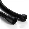 Flexo de 150 cm negro mate acero inoxidable