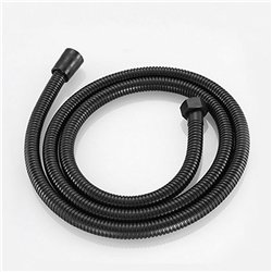 Flexo de 150 cm negro mate acero inoxidable