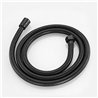 Flexo de 150 cm negro mate acero inoxidable