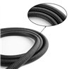 Flexo de 150 cm negro mate acero inoxidable