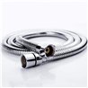 Flexo de 175 cm cromo brillo acero inoxidable
