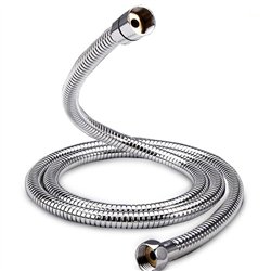 Flexo de 175 cm cromo brillo acero inoxidable